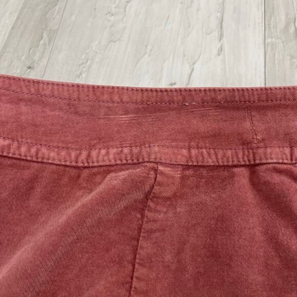 Madewell Pink Double Zip Front Faux Velvet Tight Above Knee Mini Skirt 4 - Picture 3 of 9